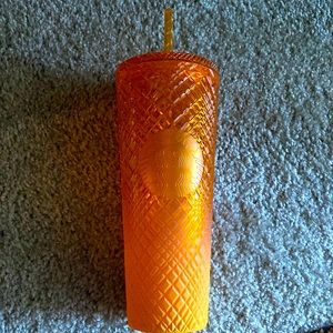 Starbucks Orange gradient jeweled tumbler NWT venti